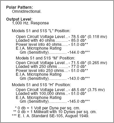 Specifications