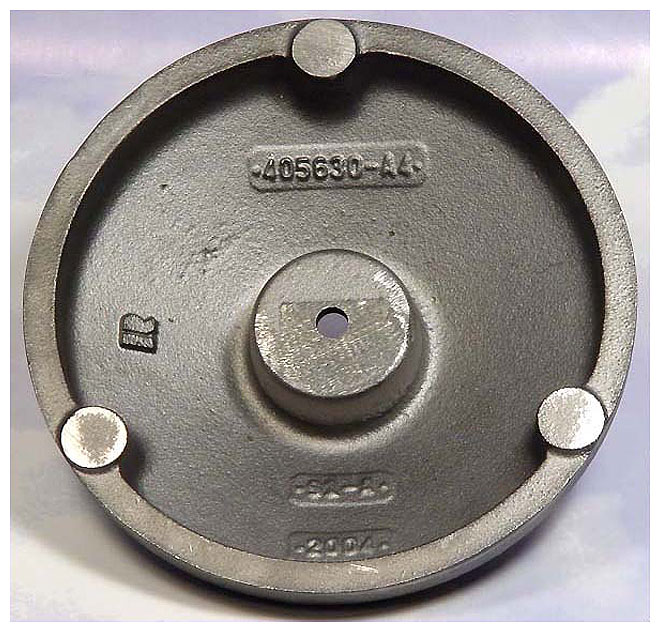 Unpainted base, bottom