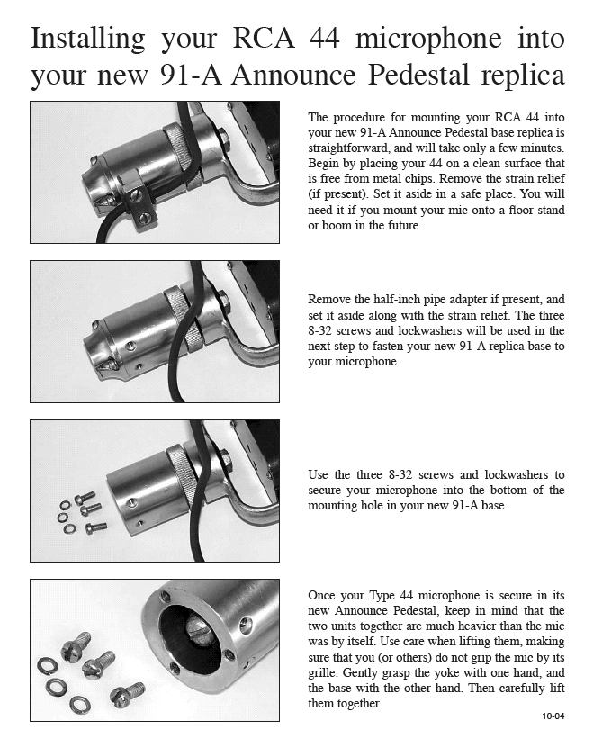 Installation instructions