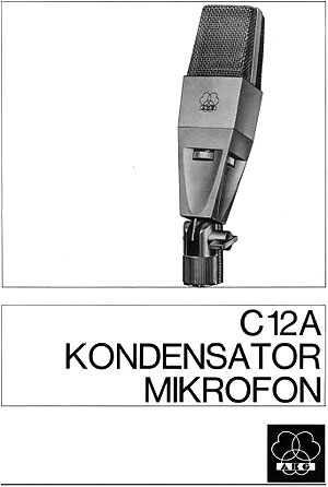The AKG C 12A manual