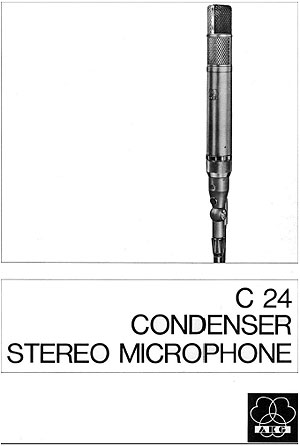 The AKG C 24 manual