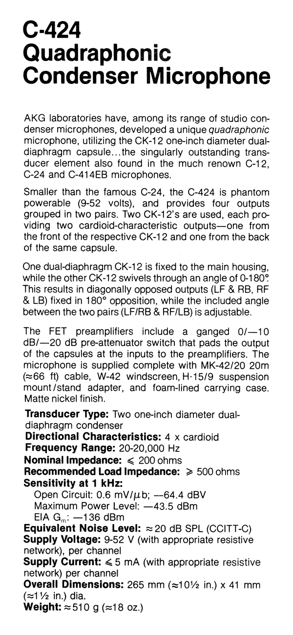 Specifications