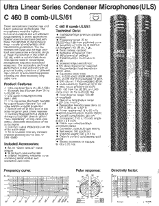 Specification sheets