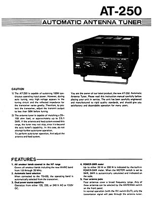 Instruction book cover