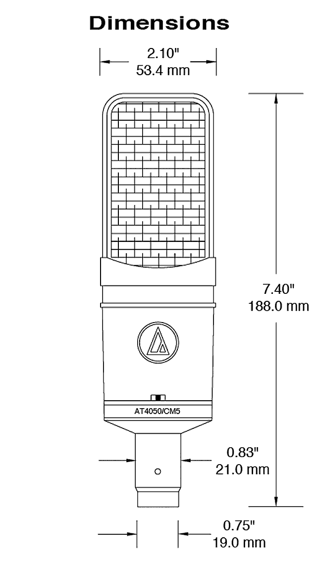 The Audio-Technica AT4050/CM5