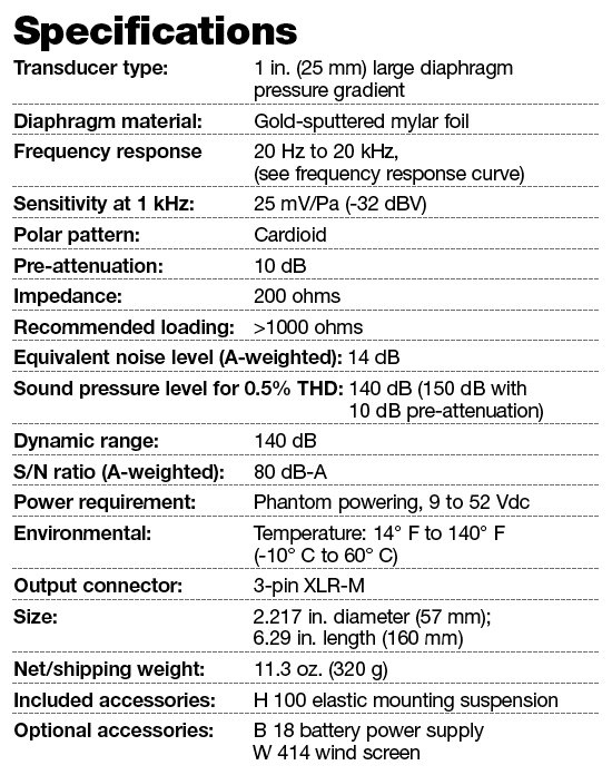 C 3000 B specifications