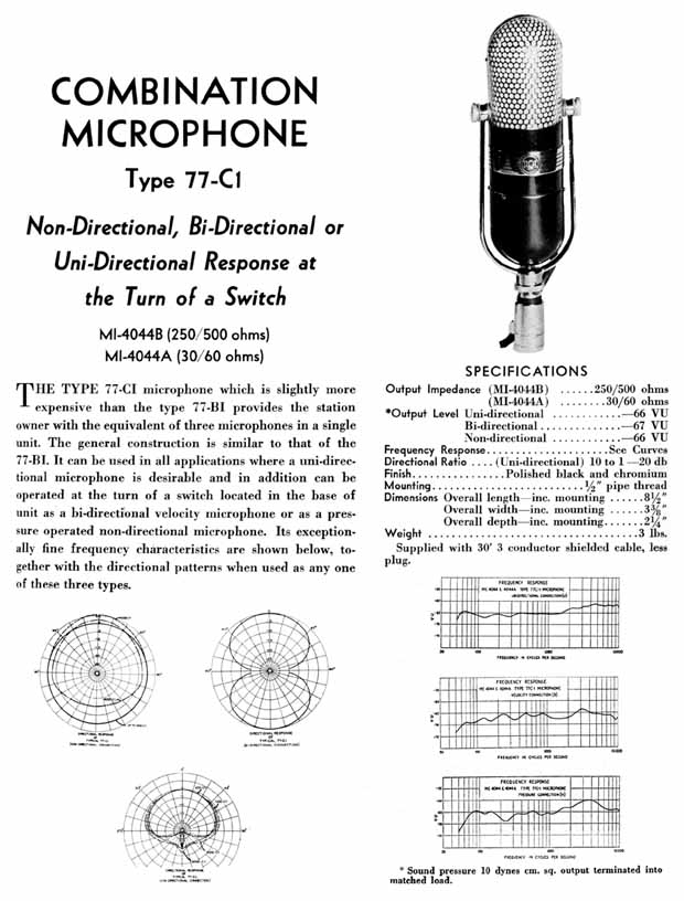 RCA Type 77-C1