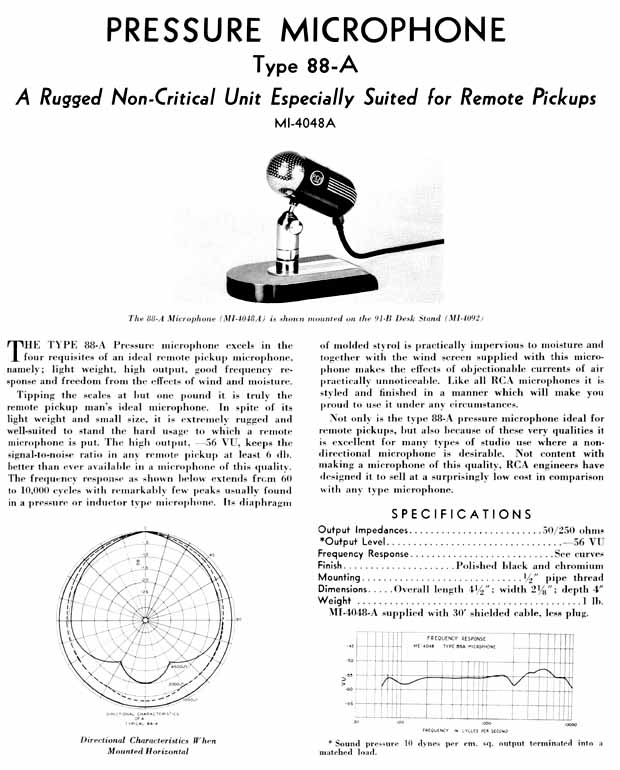 RCA Type 88-A