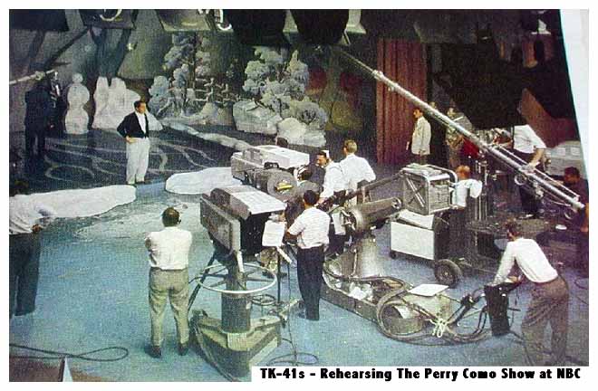 Perry Como Show rehearsal