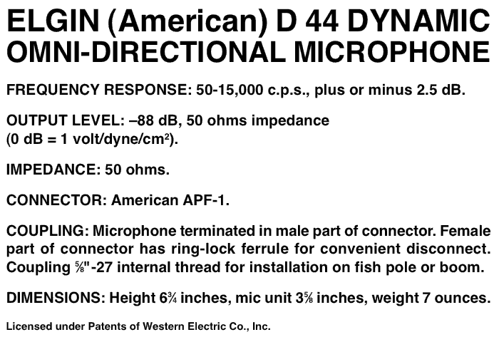 Specifications