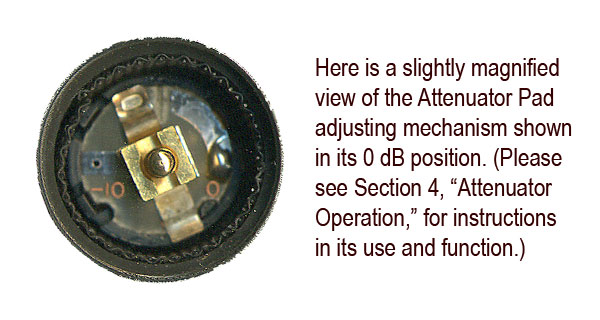 The Attenuator control