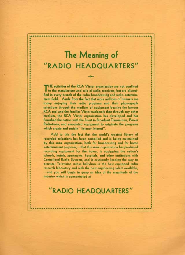 Broadcast News, cover IV