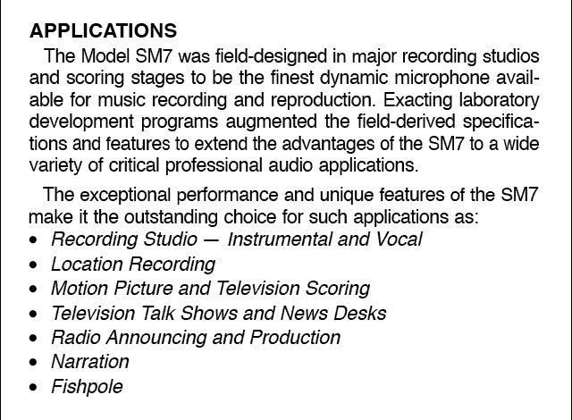 Applications