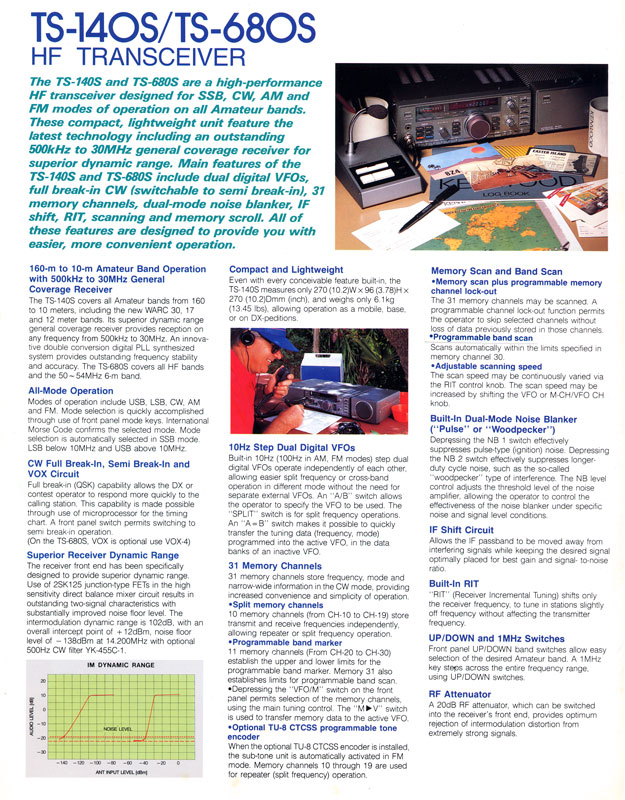 Kenwood TS-140S/680S brochure