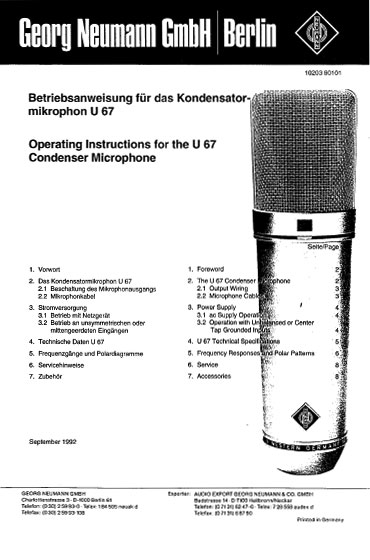 Operating Instructions