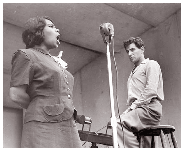 Marian Anderson, Leonard Bernstein