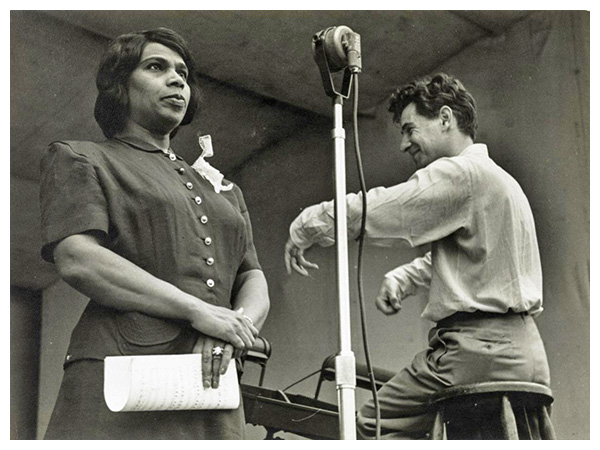 Marian Anderson, Leonard Bernstein