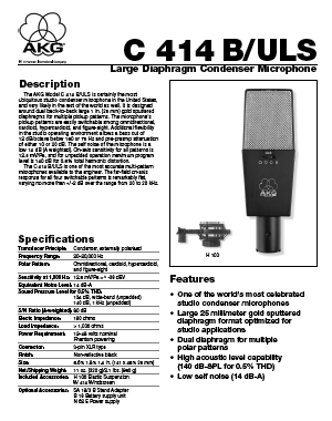 Spec sheet