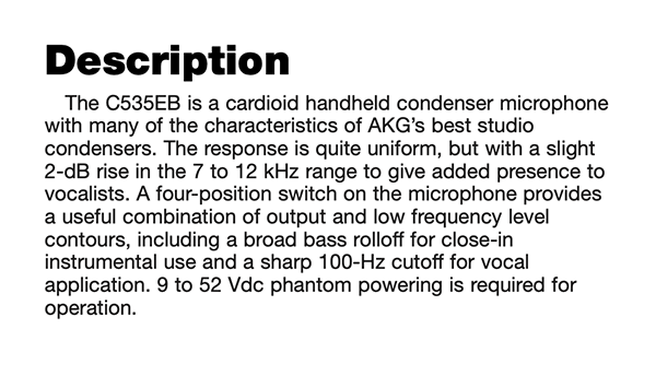 Description