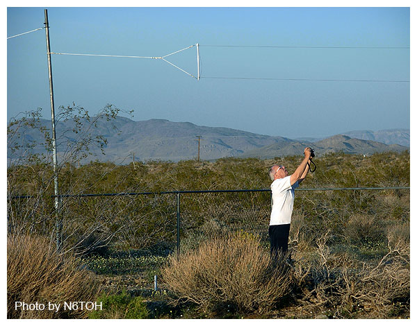 AA6SC taking a picture