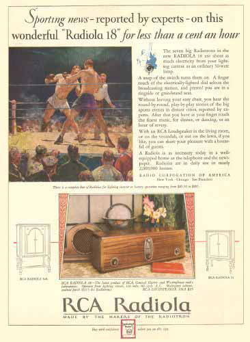 RCA Radiola advertisement