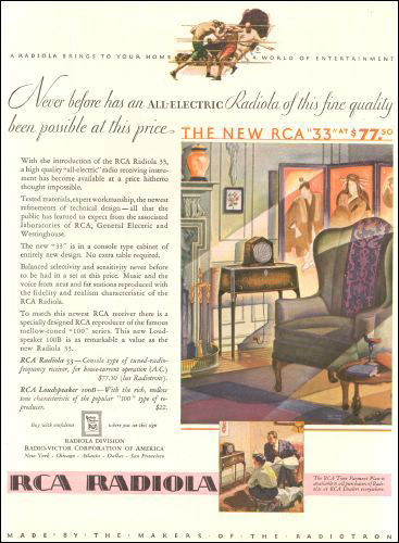 RCA Radiola advertisement
