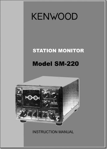 Kenwood SM-220 Instruction Manual